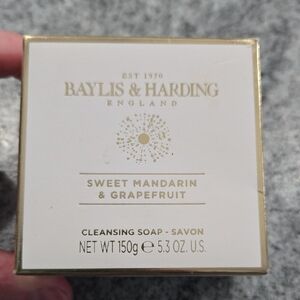 Baylis & Harding England Sweet Mandarin & Grapefruit Cleansing Soap 5.3 oz NEW